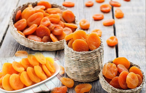 Gewichtsverlies met gedroogde abrikozen