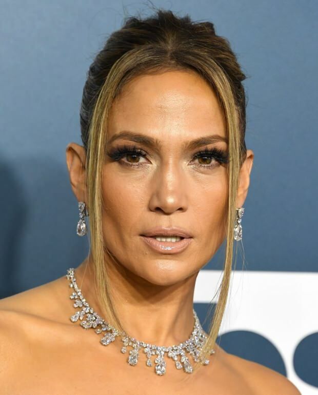 Jennifer Lopez trok de aandacht met haar ketting
