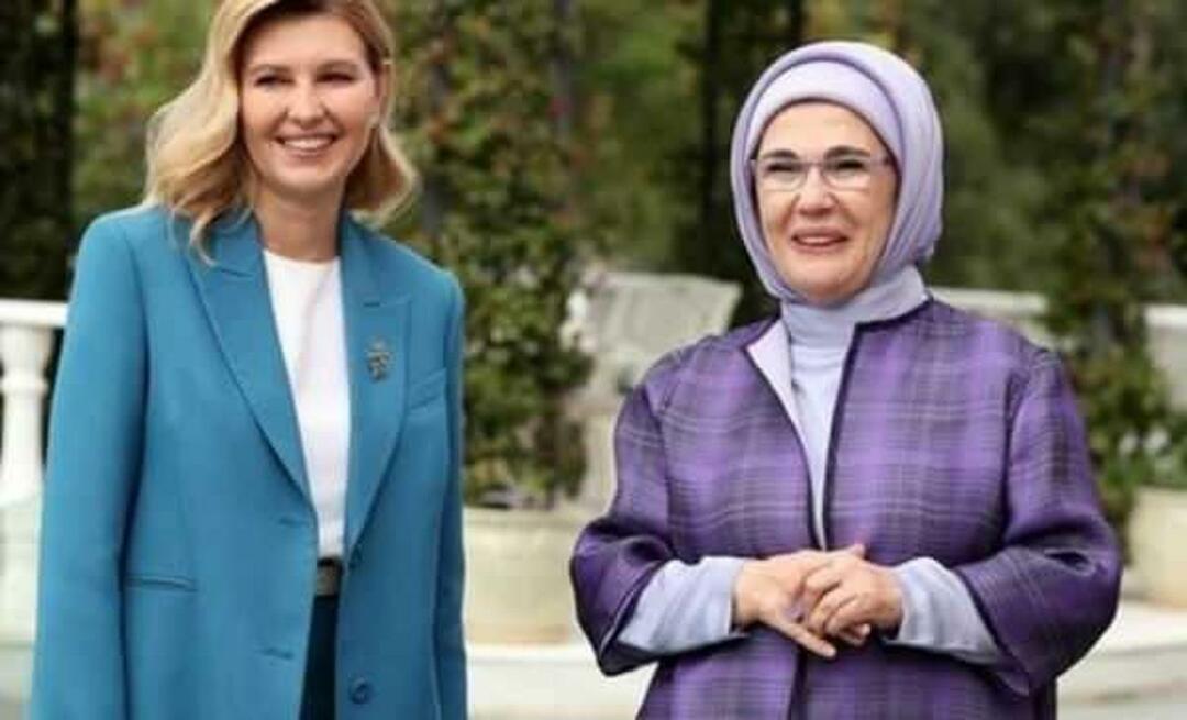 Olena Zelenska is First Lady Erdoğan dankbaar voor wat ze heeft gedaan voor Oekraïense weeskinderen!