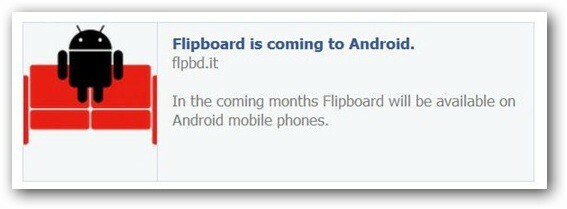 Flipboard voor Android kan nu van jou zijn