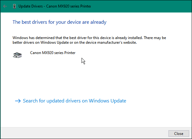 auto check fix driver niet beschikbaar op Windows 11