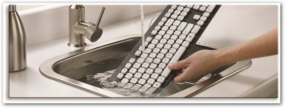 Het wasbare toetsenbord van Logitech