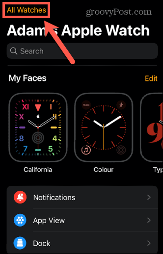 Apple Watch alle horloges