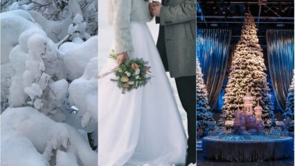 2018-19 Winter bruiloft decoraties
