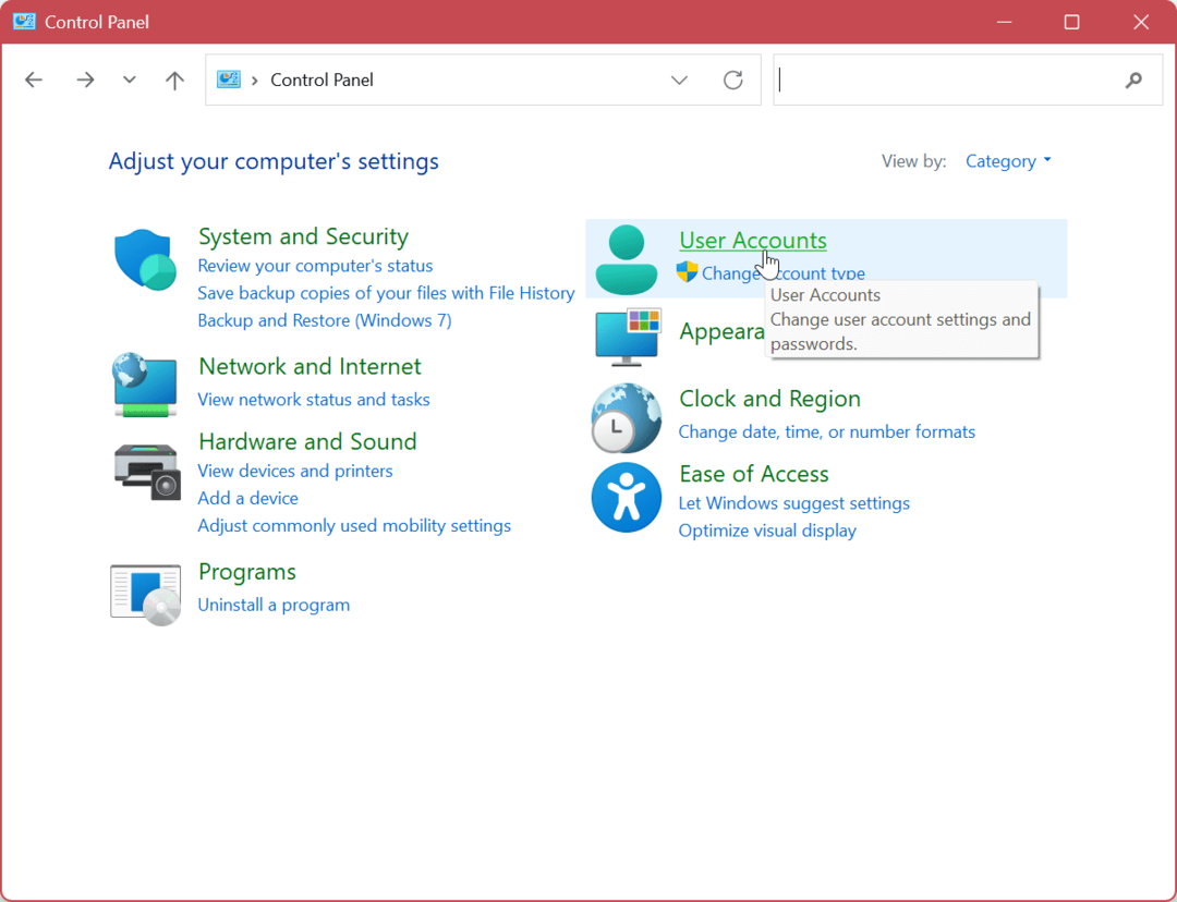 Verwijder een gebruikersaccount op Windows 11