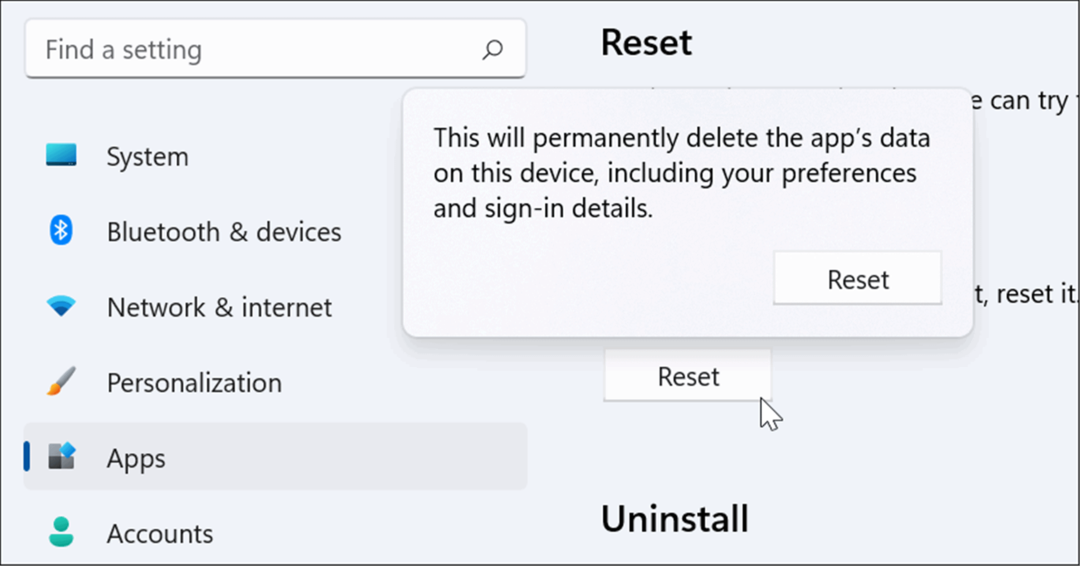 reset microsoft store werkt niet op windows 11