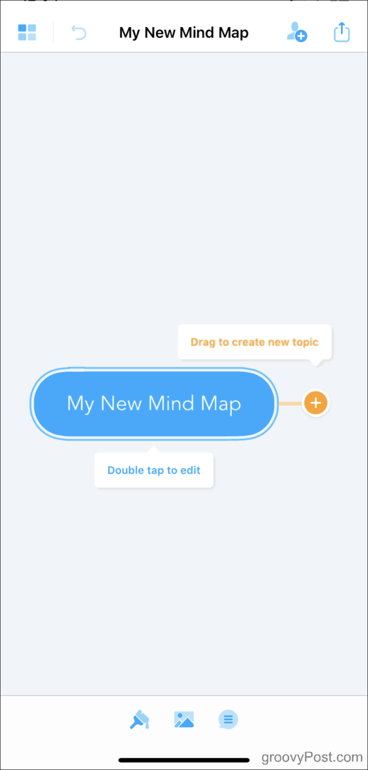 Nieuwe MindMeister Mind Map