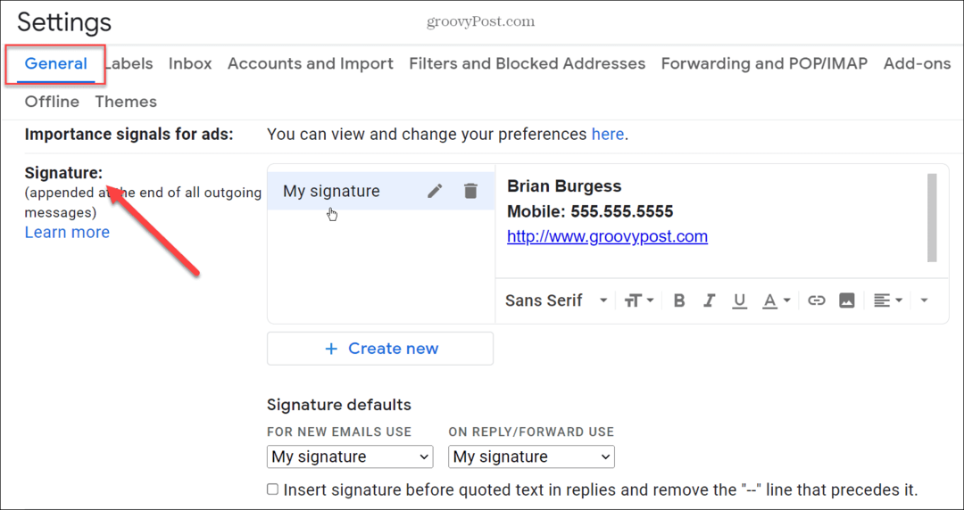 Voeg een afbeelding toe aan uw Gmail-handtekening