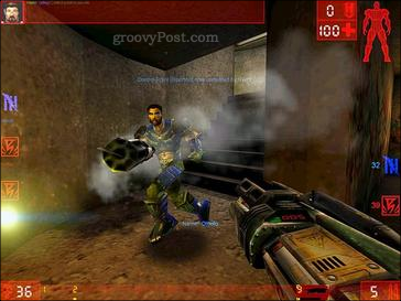 Een screenshot van het originele Unreal Tournament-spel
