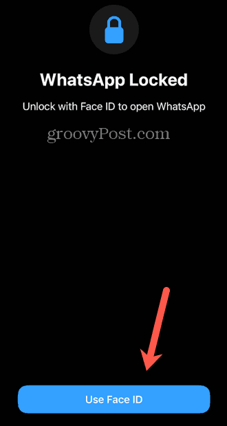 WhatsApp gebruikt gezichts-ID
