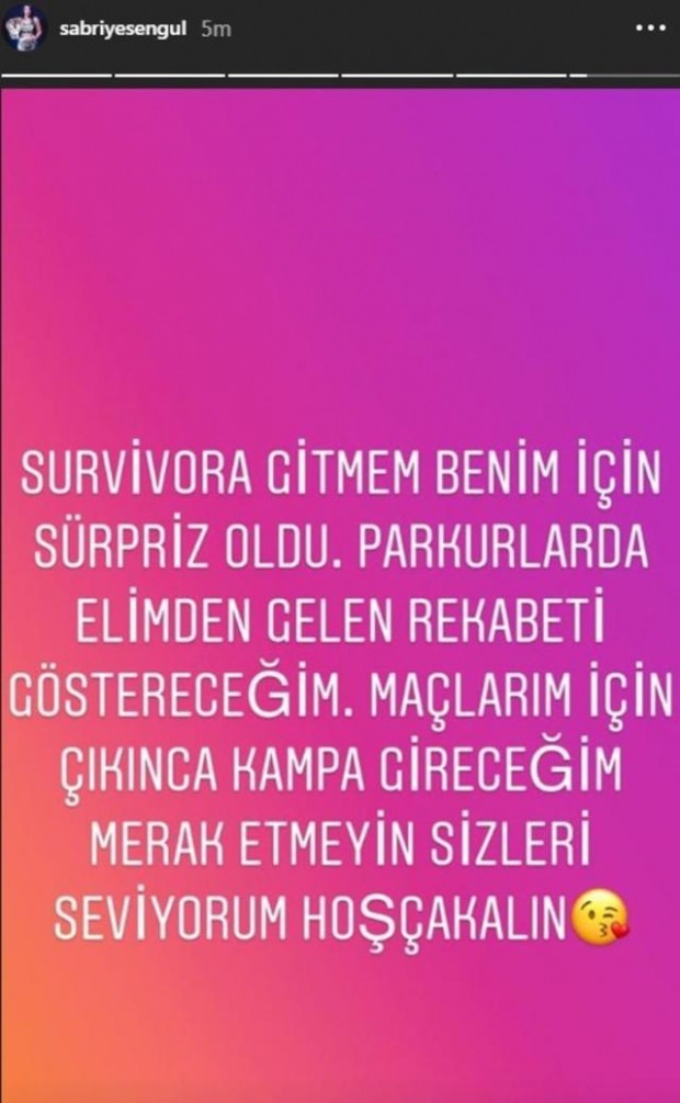 Sabriye Şengül is weer bij Survivor!