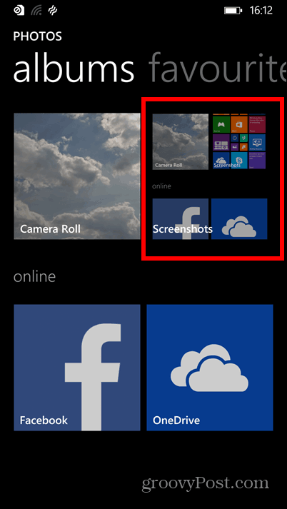 Schermafbeeldingen van Windows Phone 8.1