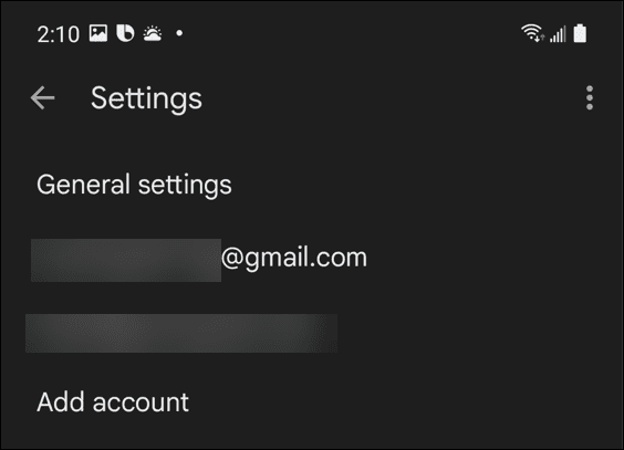 kies gmail-account