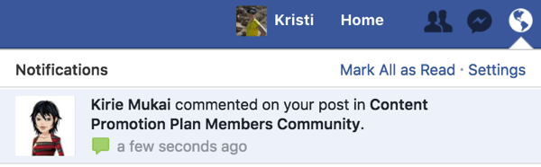 Ontvang een melding wanneer iemand vraagt ​​om lid te worden van uw Facebook-groep.