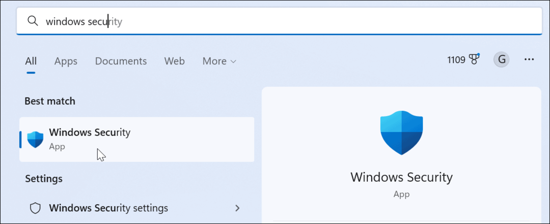 Windows Security-app