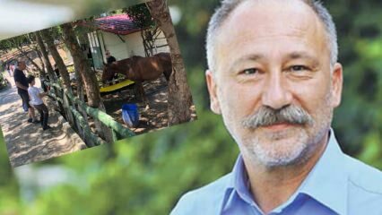 Altan Erkekli werd gezien op de Sarıyer paardenboerderij met zijn zoon!