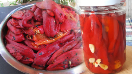 Hoe maak je thuis winter geroosterde peper? Geroosterde rode paprika augurken