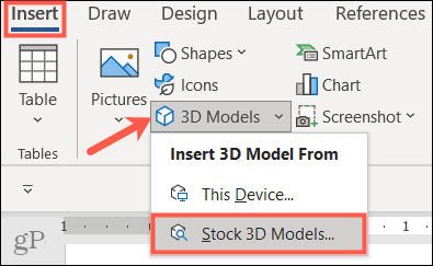 3D-modellen invoegen in Microsoft Office