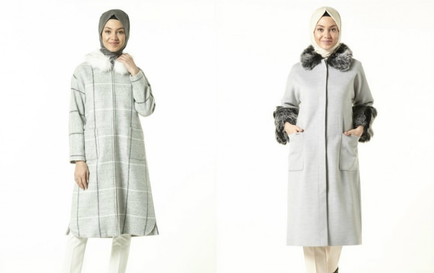 Betaalbare modellen met lange jas met hijab 2020