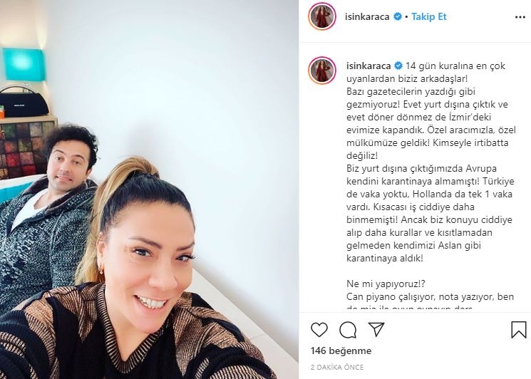 Işın Karaca reageerde op het nieuws dat hij de 14-dagenregel niet volgde!