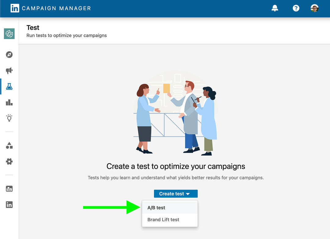 run-ab-test-in-linkedin-campagne-manager-1