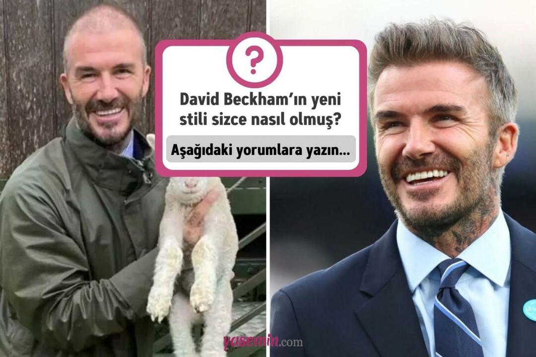 Wat vind jij van de transformatie van David Beckham?