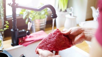 Hoe wordt het vlees gewassen? Wordt vlees gezouten? Hoe moet vlees worden gekookt?