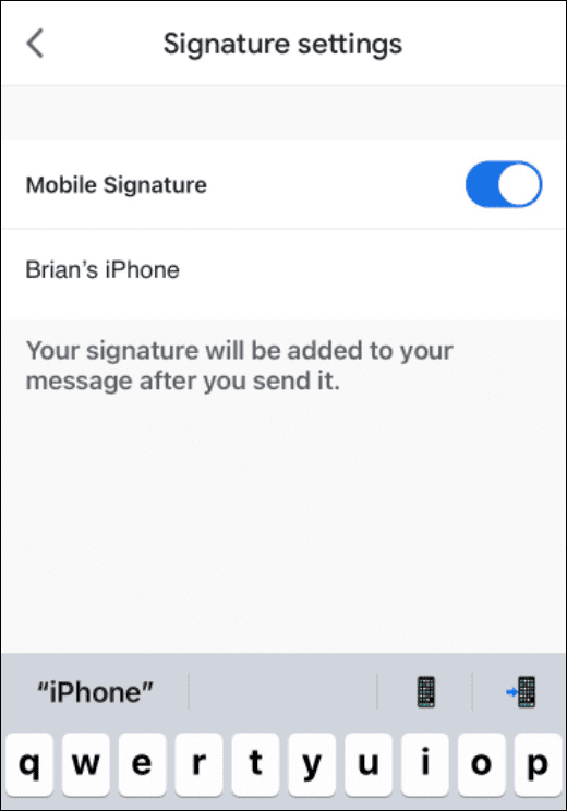  nieuwe handtekening iphone