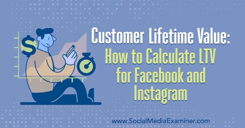 Customer Lifetime Value: hoe LTV voor Facebook en Instagram te berekenen door Maurice Rahmey op Social Media Examiner.