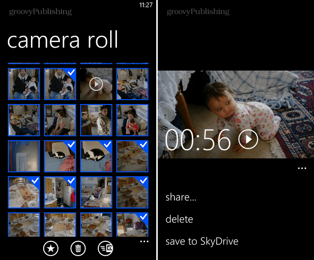 Windows Phone 8: Foto's en video's uploaden naar SkyDrive