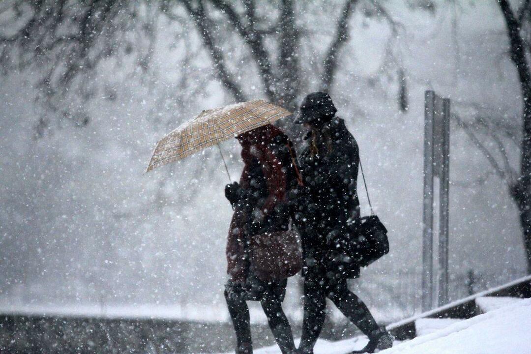 Wanneer gaat het sneeuwen in Istanbul?