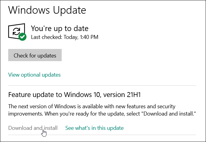 Windows Update downloaden en installeren