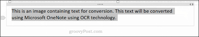 Extraheer tekst uit een afbeelding in OneNote