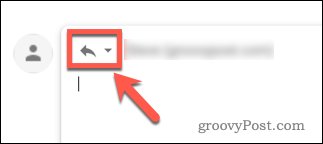 Een reactietype selecteren in Gmail