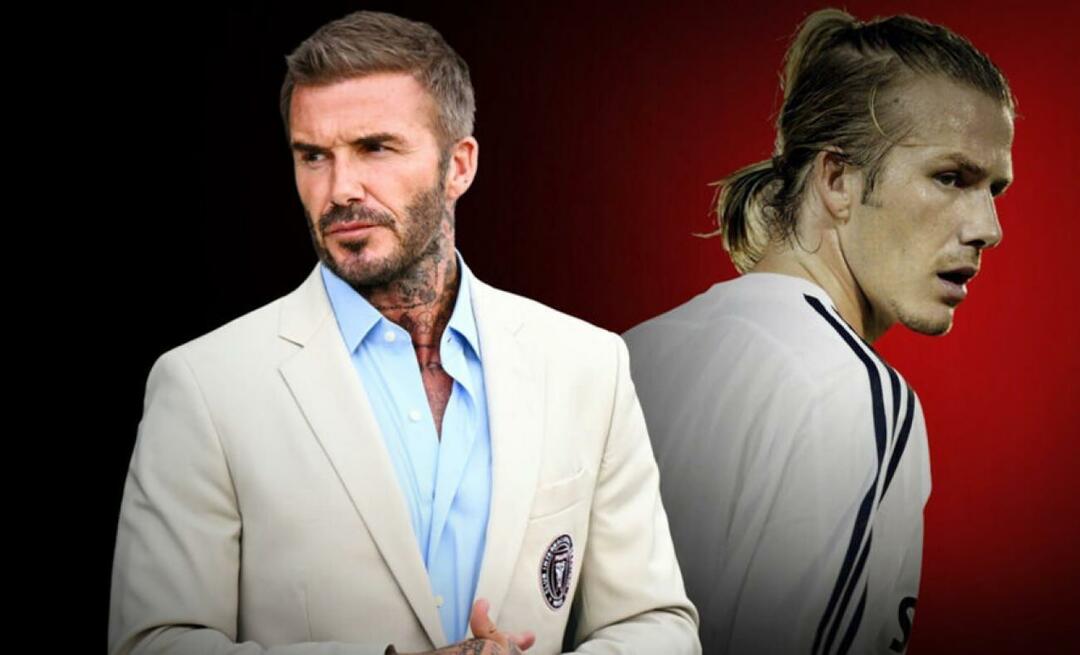 David Beckham hekelde zijn vrouw Victoria Beckham omdat ze zei: 