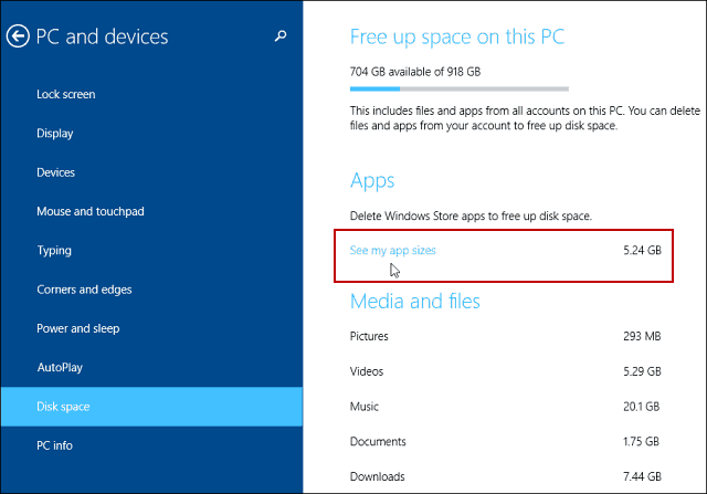 Tip voor Windows 8.1: beheer moderne apps en maak schijfruimte vrij