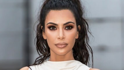 Kim Kardashian droeg zoiets ...