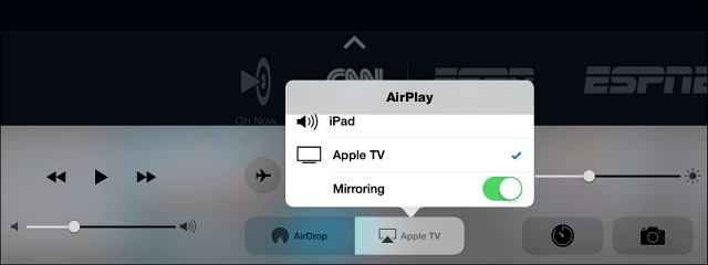 AirPlay naar Apple TV