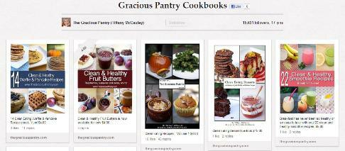 Gracieuze Pantry kookboeken bord