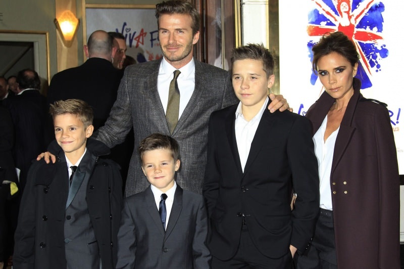 David Beckham en familie