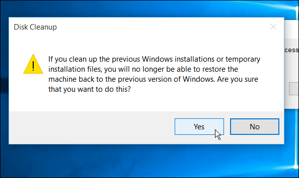 Post Windows 10 Upgrade: krijg uw schijfruimte terug