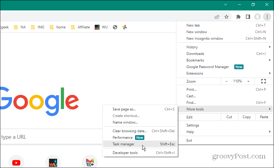 chrome tools taakbeheer 