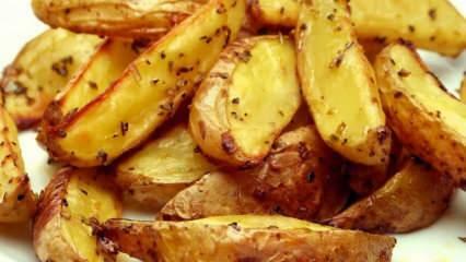 Hoe maak je pittige aardappelen in de oven? Het gemakkelijkste recept voor gebakken pittige aardappelen