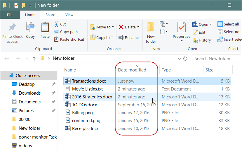 Friendly Names Voorbeeld File Explorer