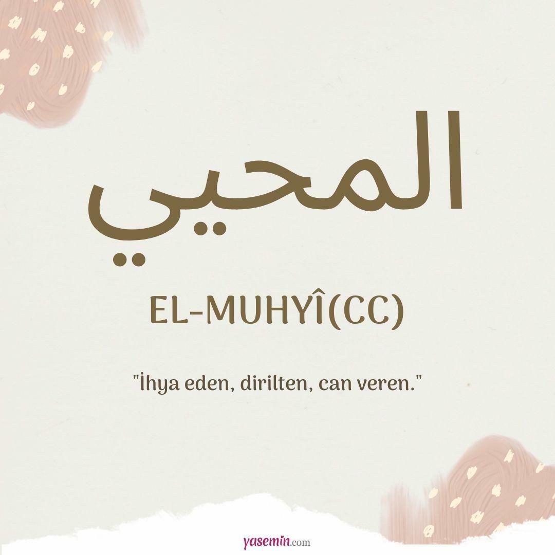 Wat betekent al-Muhyi (cc)?