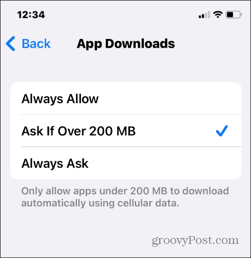 app-downloadgrootte