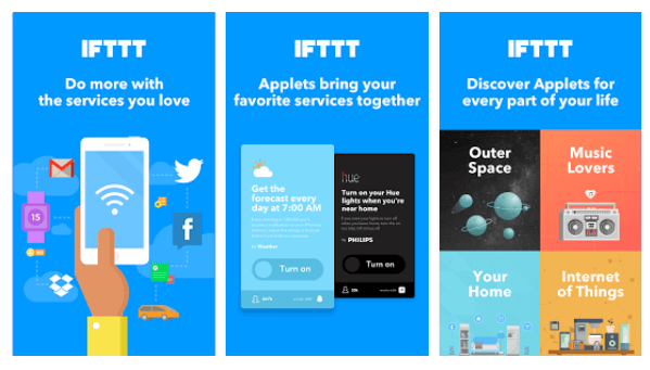 De nieuwe applets van IFTTT brengen uw favoriete services samen om nieuwe ervaringen te creëren.