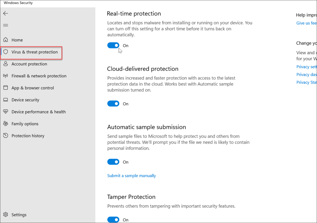 gebruik Windows Security op Windows 11 voor optimale bescherming