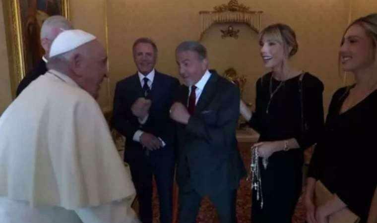 Interessante dialoog tussen Sylvester Stallone en paus Franciscus