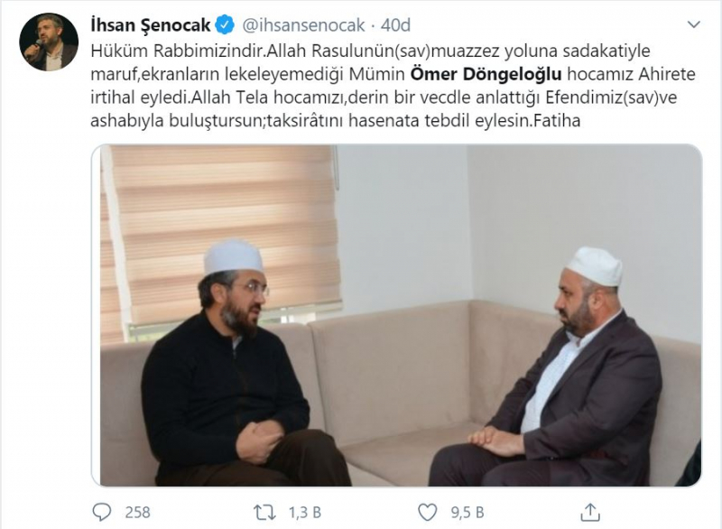 Theoloog - Schrijver Ömer Döngeloğlu is overleden